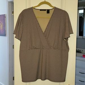 Liz Claiborne Faux Wrap Top